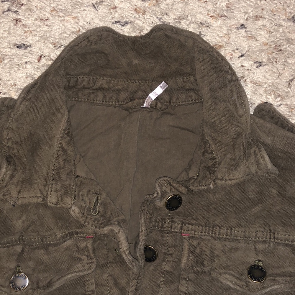 Corduroy Everlyn Free People Cropped Jacket - Picture 8 of 10